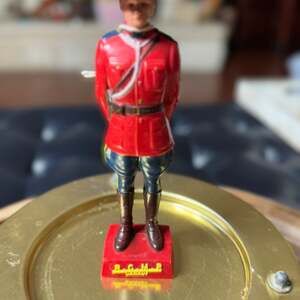 Vintage Reliable Plastics Royal Canadian Mounted Police 7 1/2" Figure